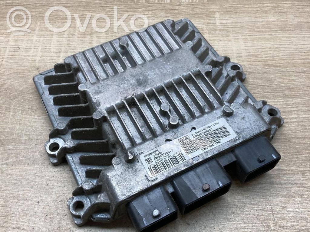 Citroen C3 Unidad de control/módulo ECU del motor 