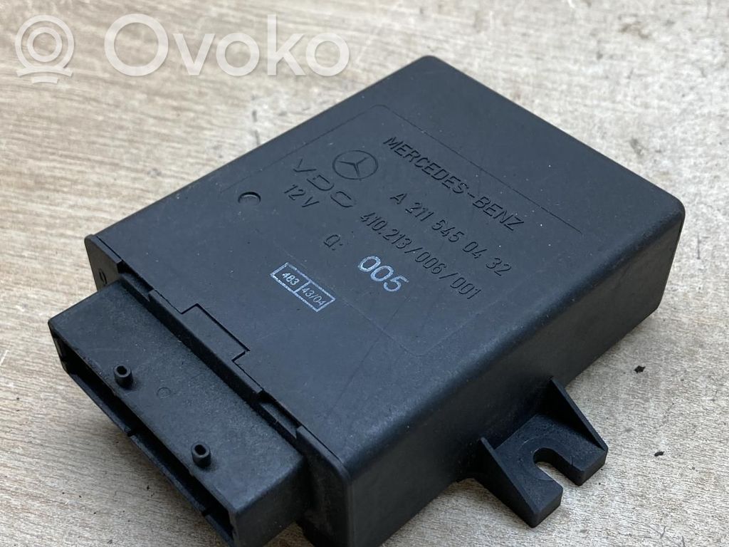 Mercedes-Benz E W211 Air suspension control unit module (rear) 
