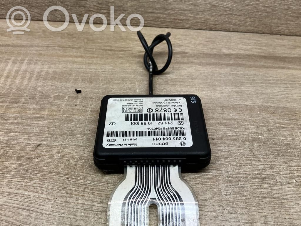 Mercedes-Benz E W211 Sensor de presión del asiento 