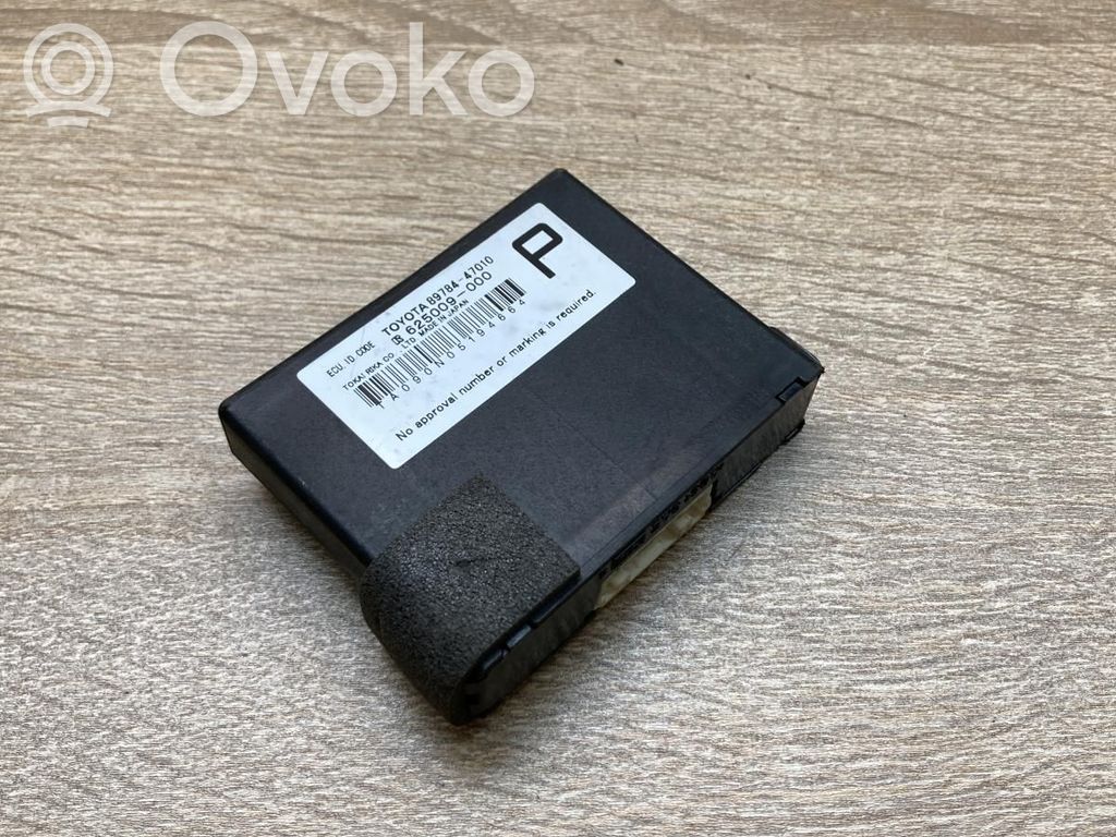 Toyota Prius (XW30) Unitate/modul comandă imobilizator 