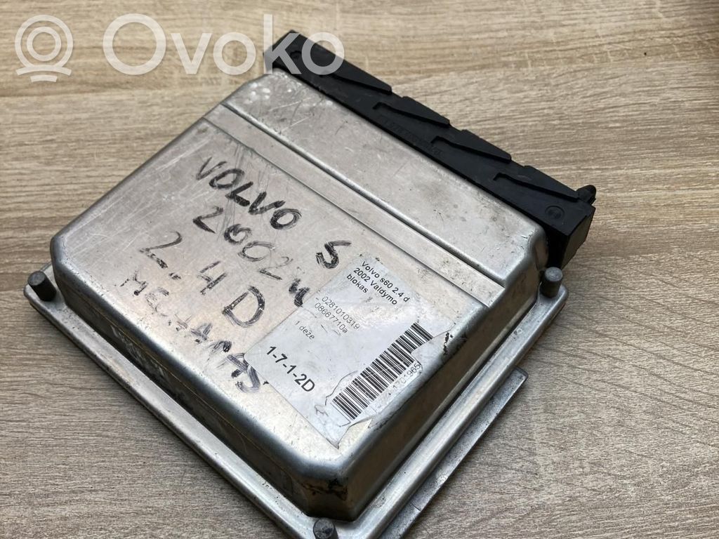 Engine control unit/module ECU   08667710A,0281010319