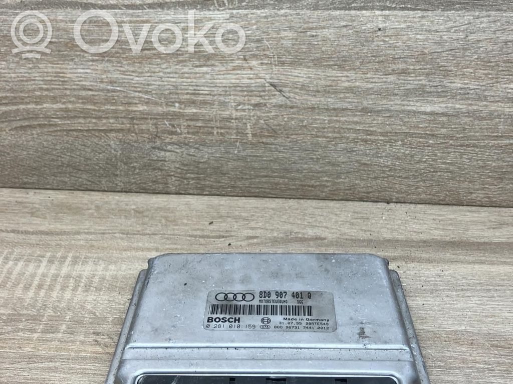 Engine control unit/module   8D0907401Q,0281010159