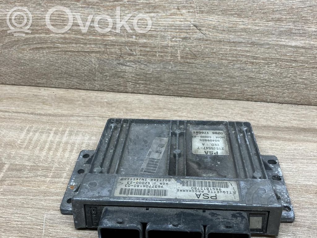 Peugeot 206 Engine control unit/module 