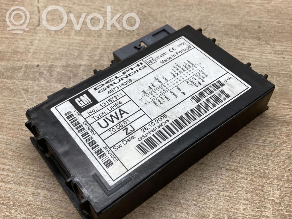 Opel Zafira B Modul unitate control Bluetooth 
