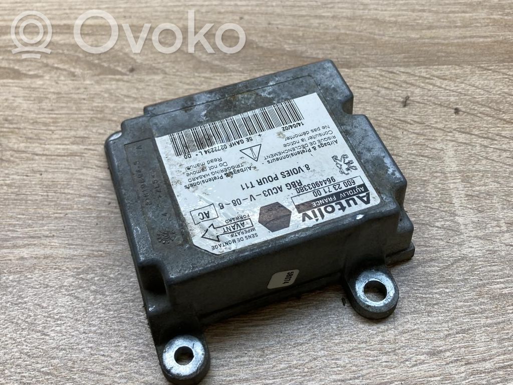 Peugeot 206 Airbag control unit/module 