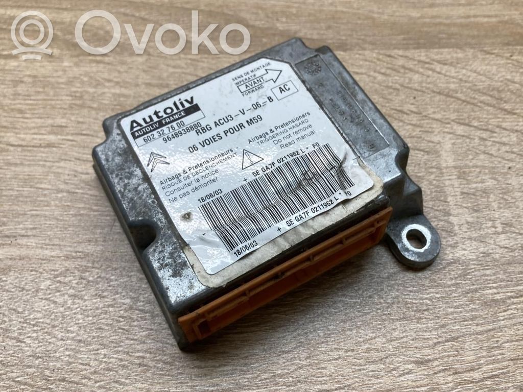 Citroen Berlingo Airbag control unit/module 
