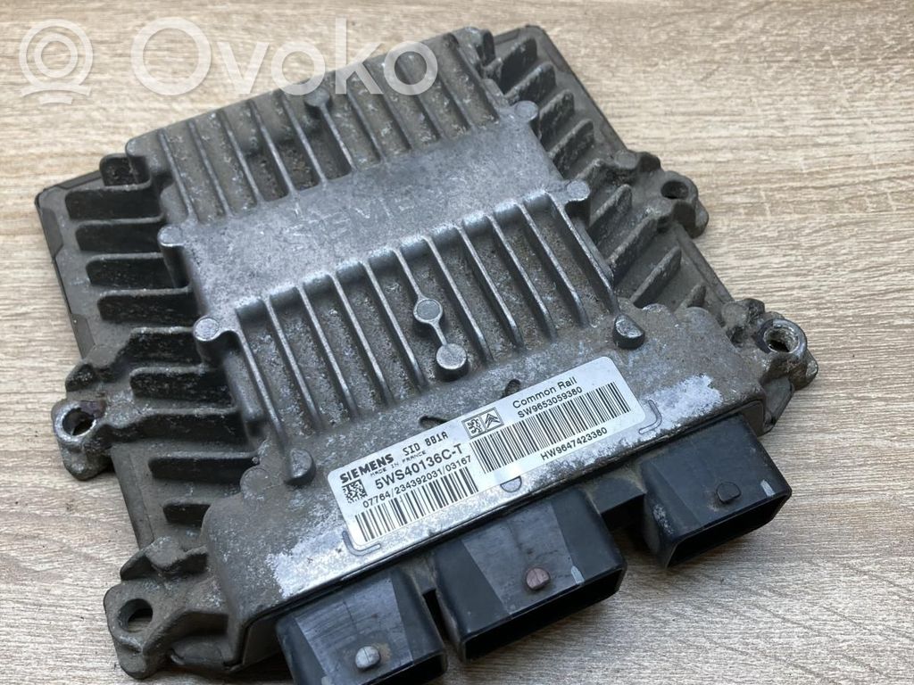 Peugeot 307 Engine control unit/module ECU 