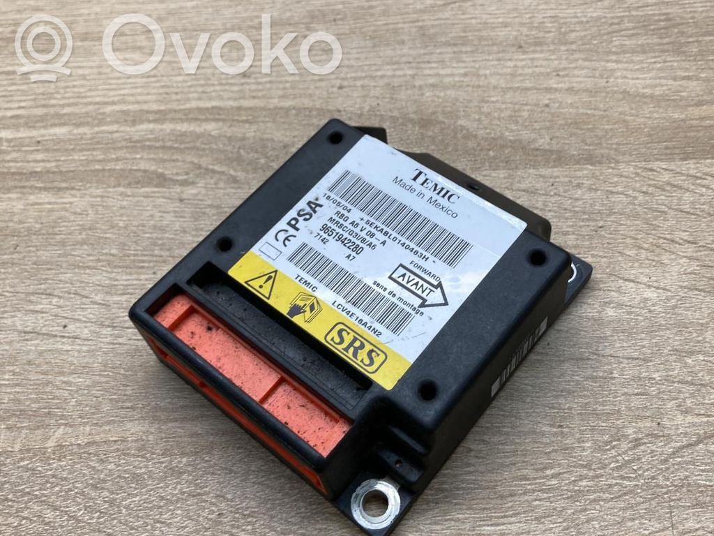 Citroen C2 Unitate/modul de comandă airbaguri 