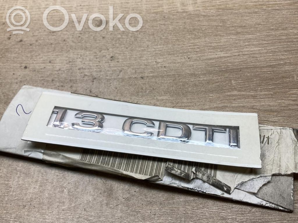 Opel Meriva A Modeļa burti 
