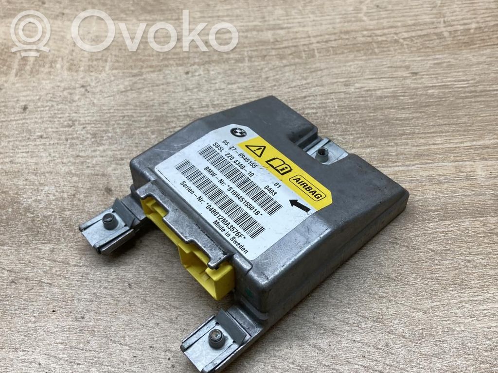 Unidad de control/módulo del Airbag   6945155