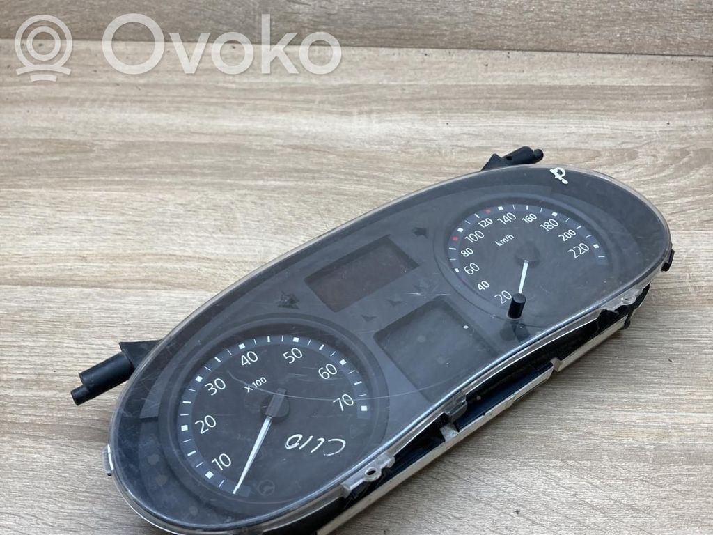 Renault Clio II Speedometer (instrument cluster) 