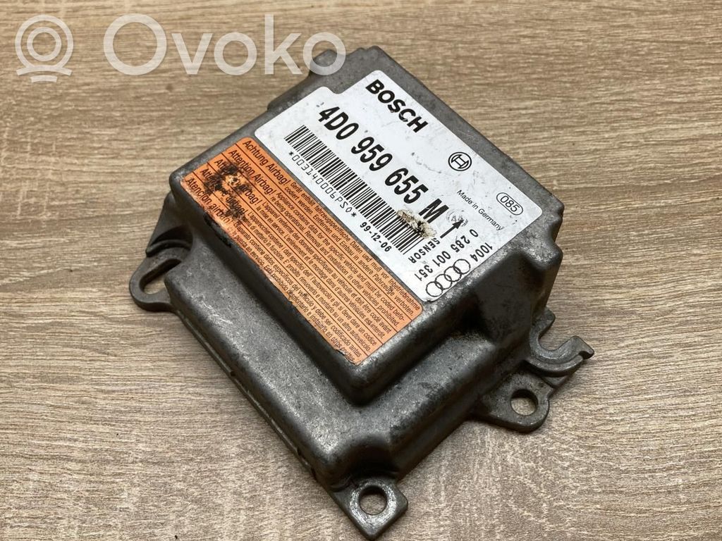 Audi A8 S8 D2 4D Airbag control unit/module 