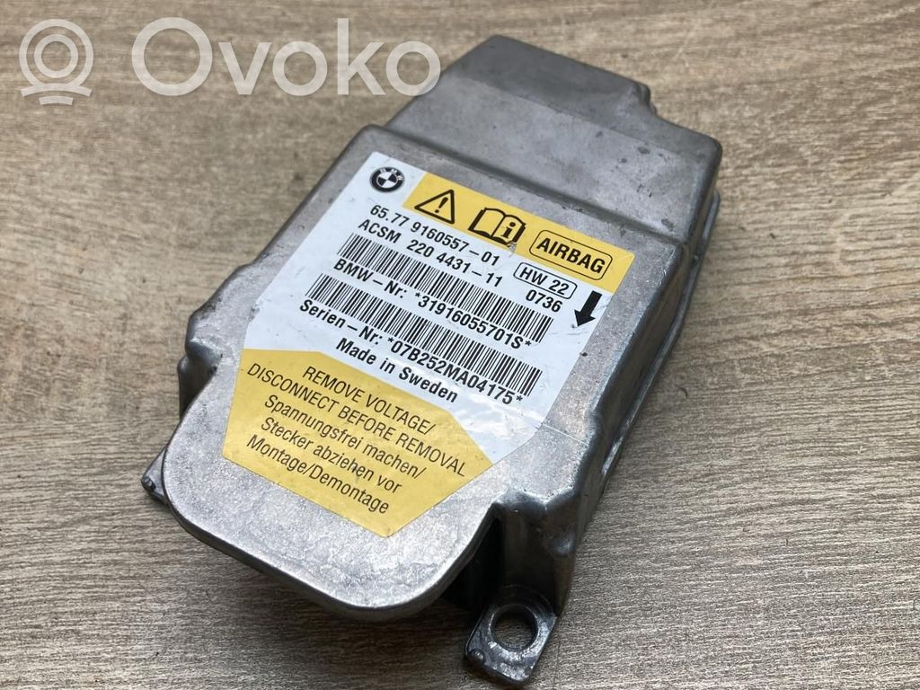 Unidad de control/módulo del Airbag   9160557,220443111