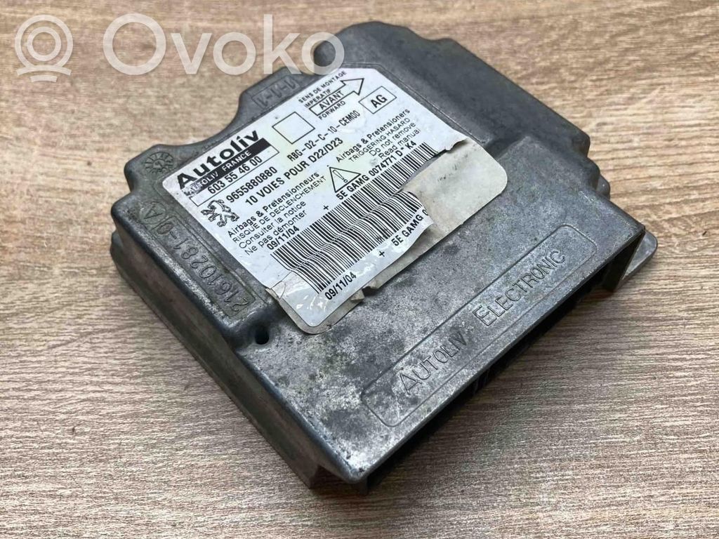 Peugeot 407 Unitate/modul de comandă airbaguri 