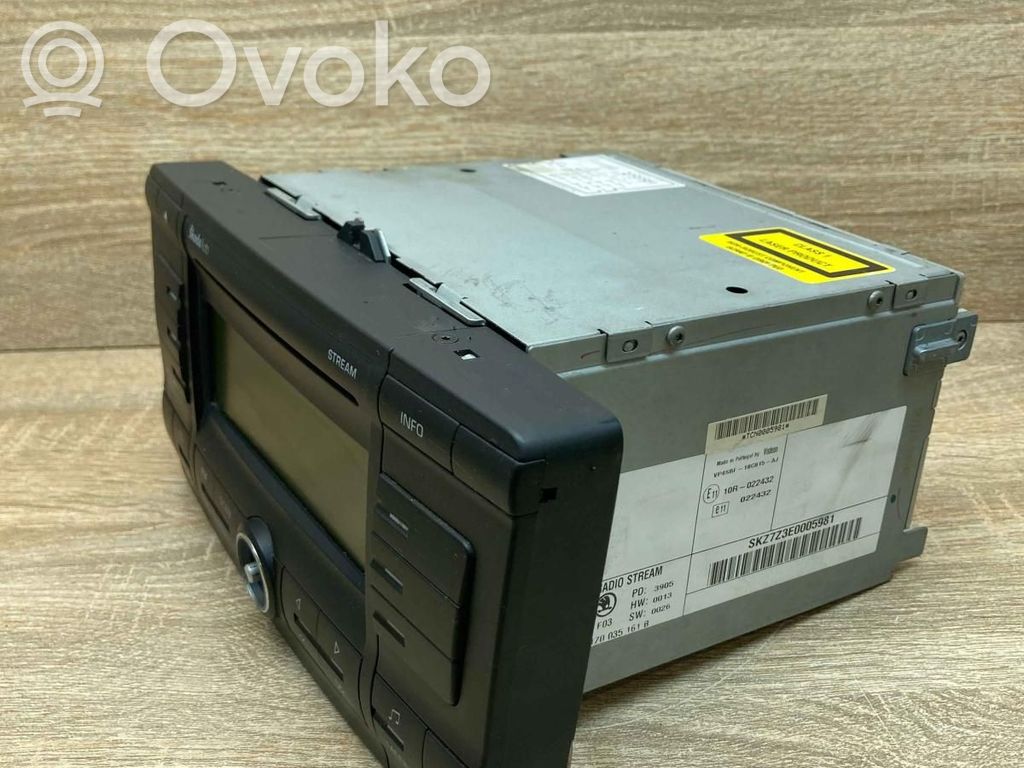 Skoda Octavia Mk2 (1Z) Unitate principală radio/CD/DVD/GPS 