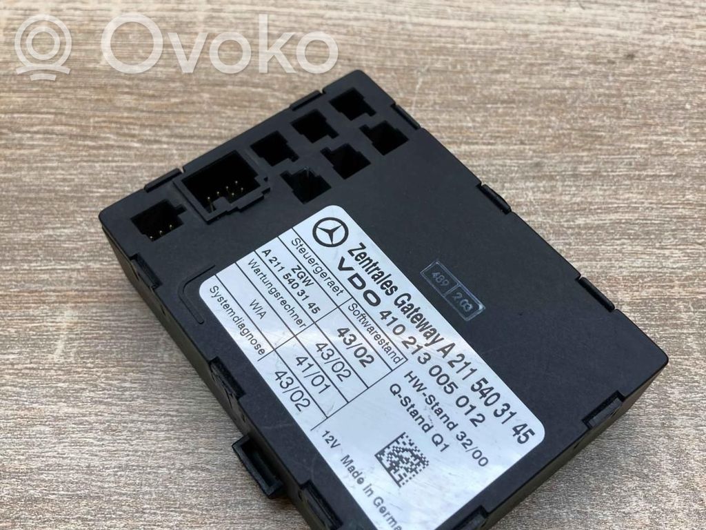 Modul control gateway   A2115403145