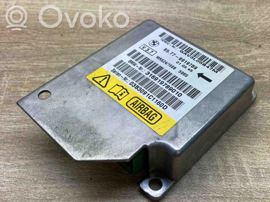 BMW 5 E39 Sterownik / Moduł Airbag 