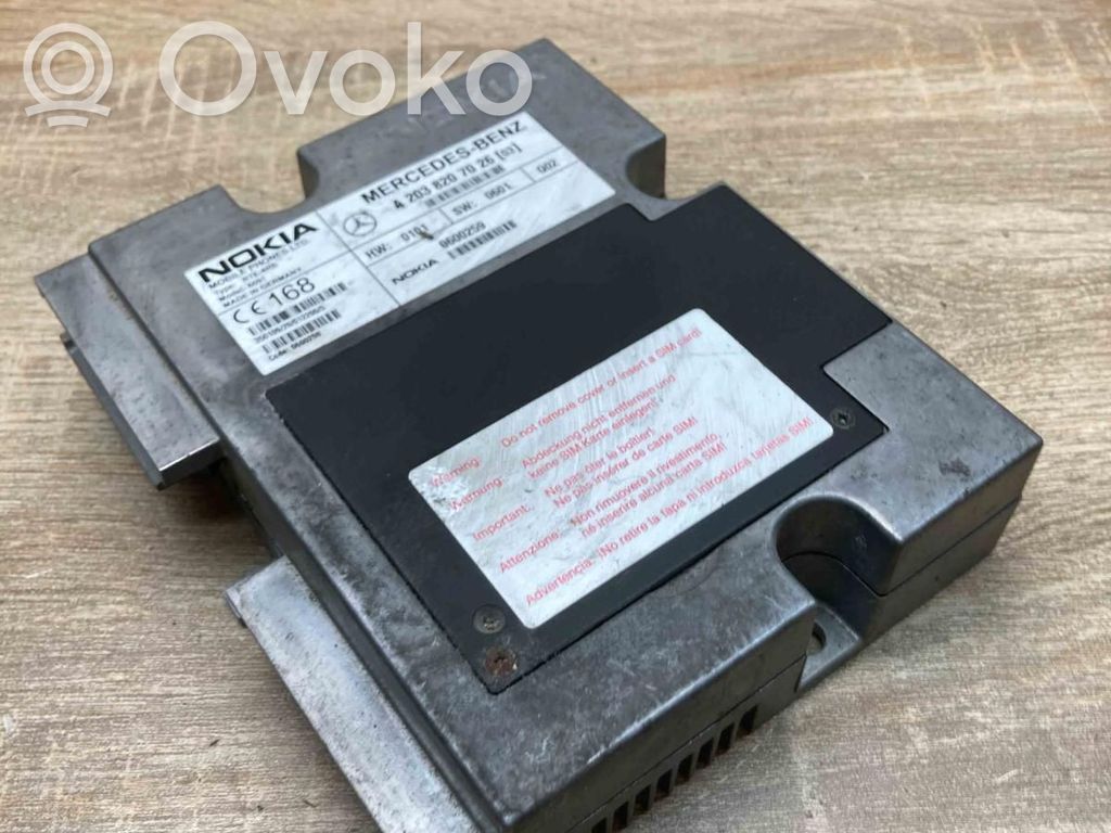 Mercedes-Benz C W203 Unitate/modul control telefon 