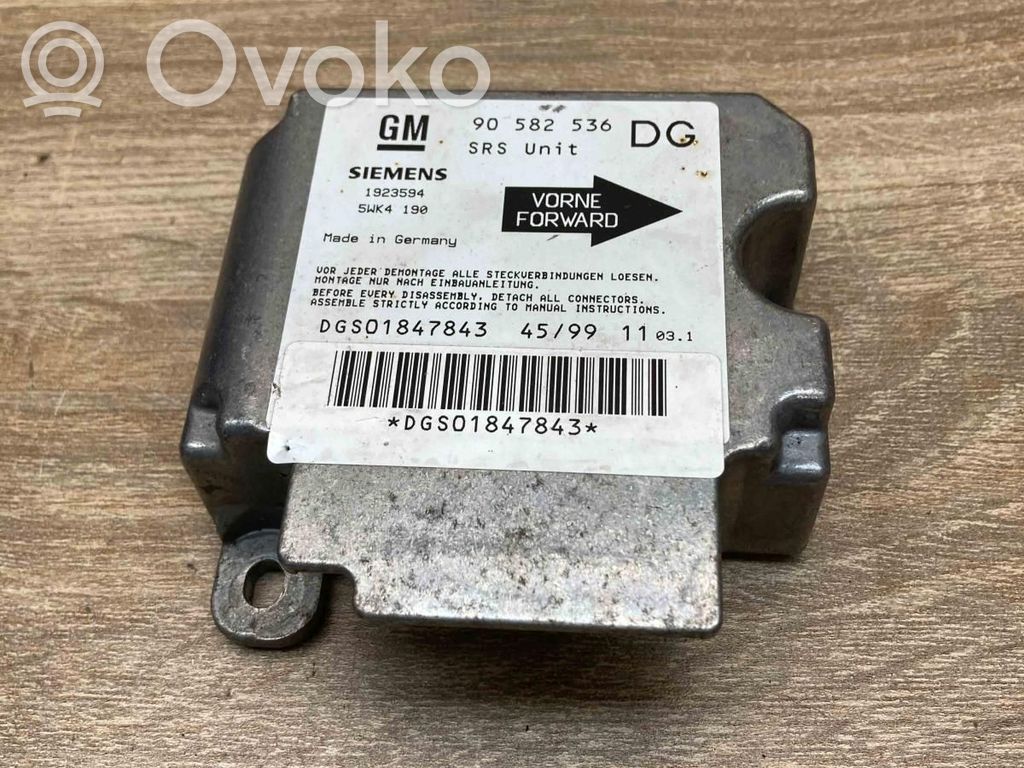 Opel Zafira A Centralina/modulo airbag