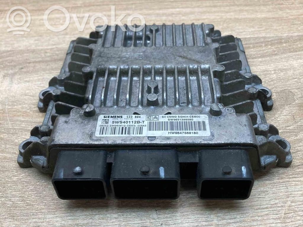 Engine control unit/module ECU   9651399580,9647568180
