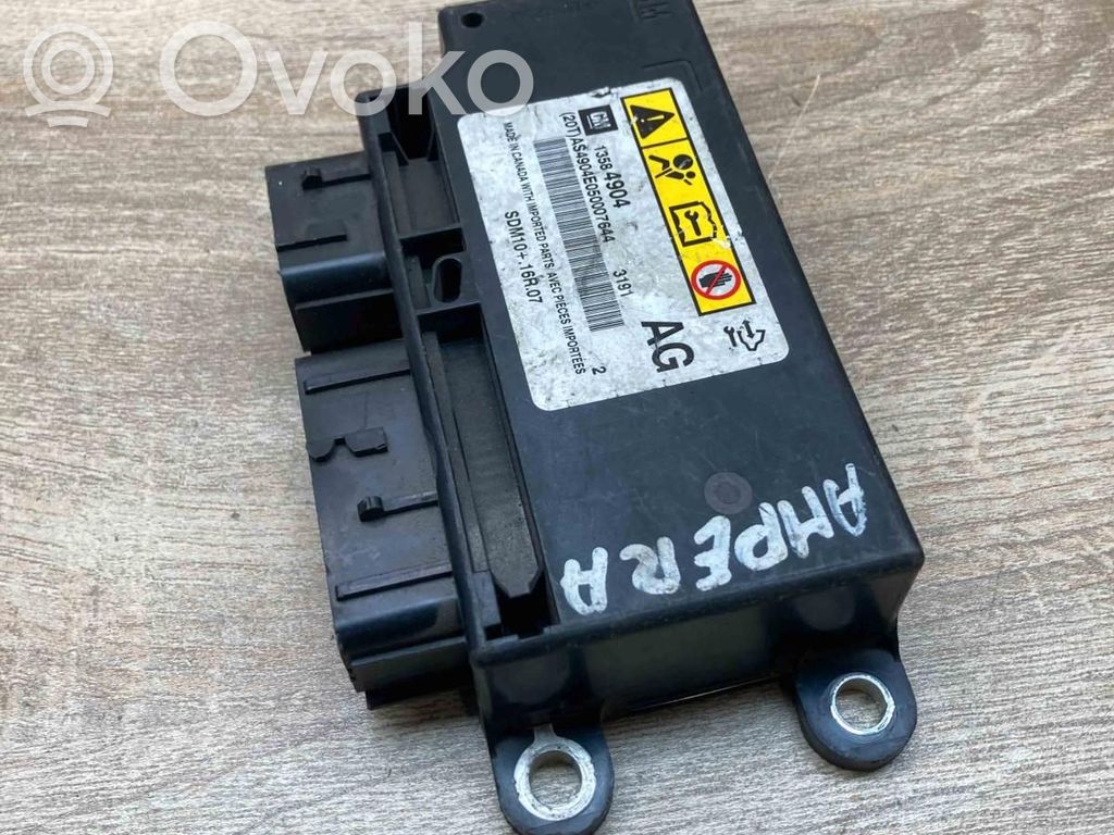 Chevrolet Cruze Airbag control unit/module 