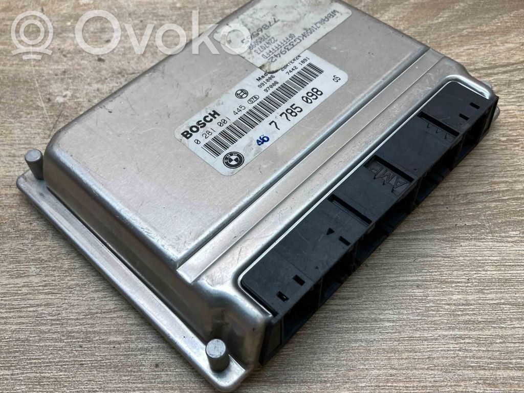 BMW 3 E46 Centralina/modulo motore ECU 