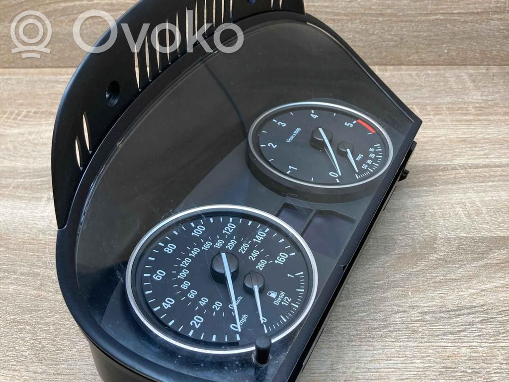 BMW 5 E60 E61 Compteur de vitesse tableau de bord 