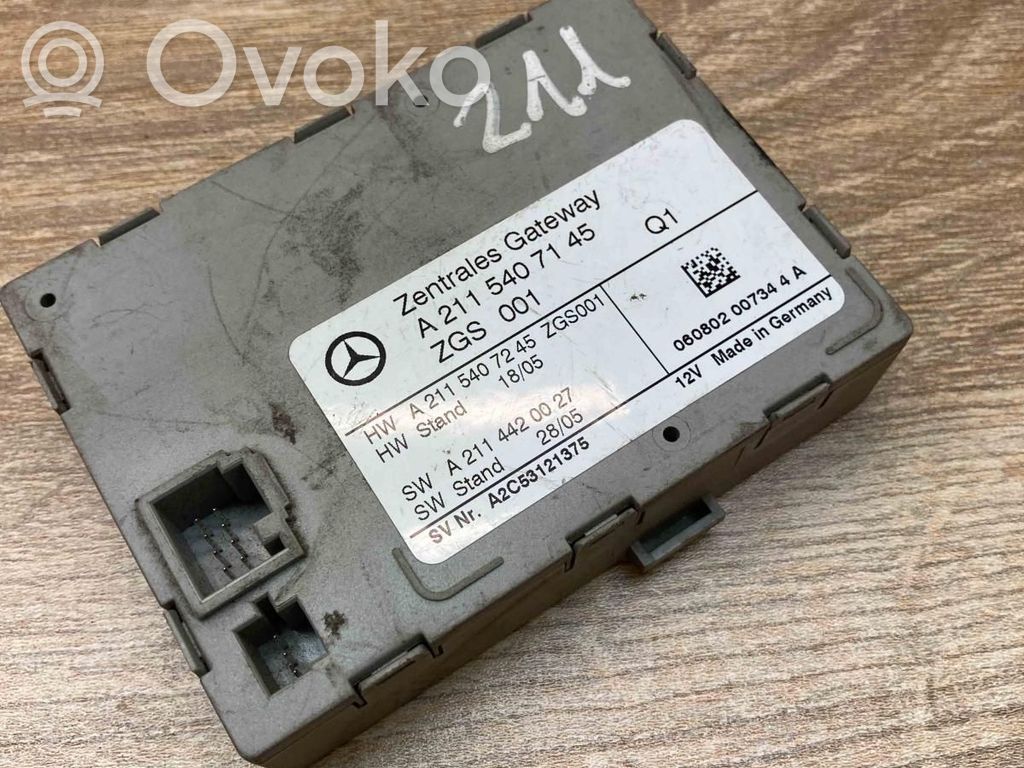 Módulo de control Gateway   A2115407145,A2115407245