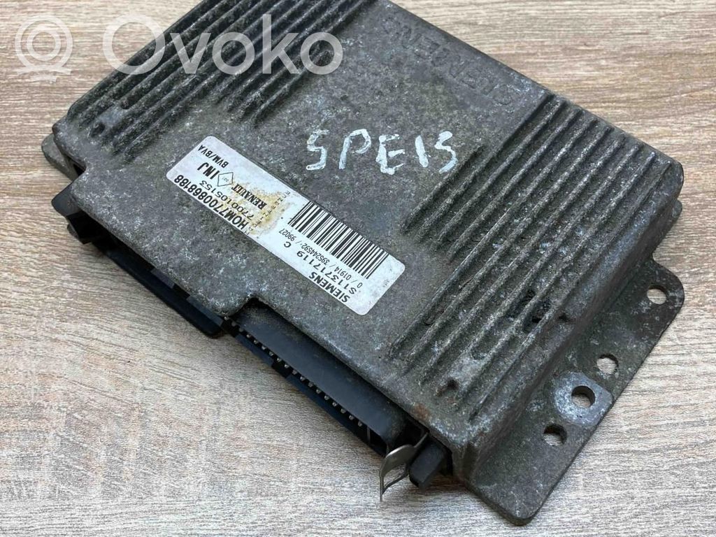 Engine control unit/module ECU   7700868188,S113717119C