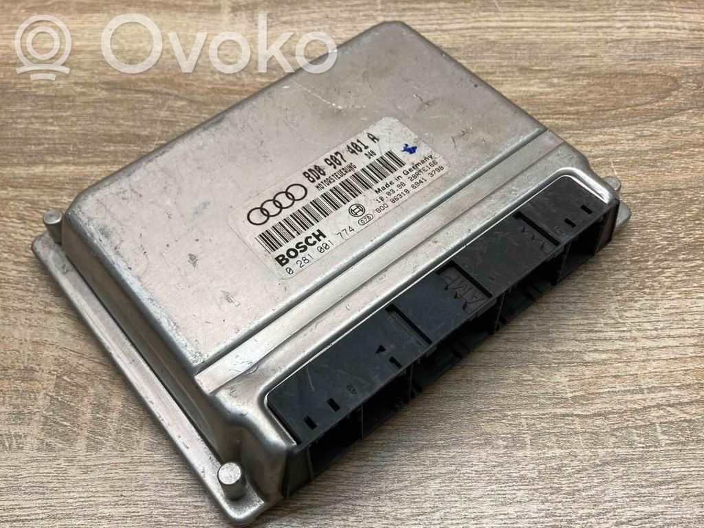 Engine control unit/module ECU   8D0907401A,0281001774