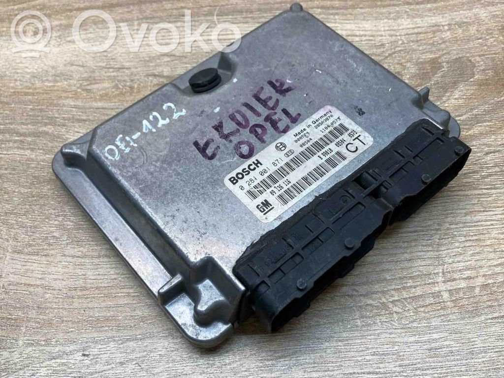 Opel Astra G Engine control unit/module ECU 