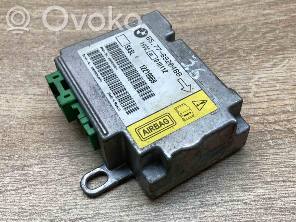 Unidad de control/módulo del Airbag   6920468,12219969