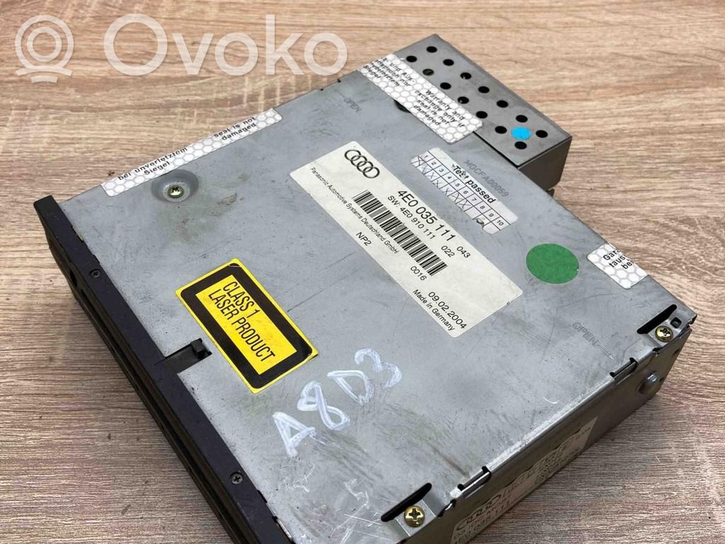 Audi A6 S6 C6 4F Zmieniarka płyt CD/DVD 