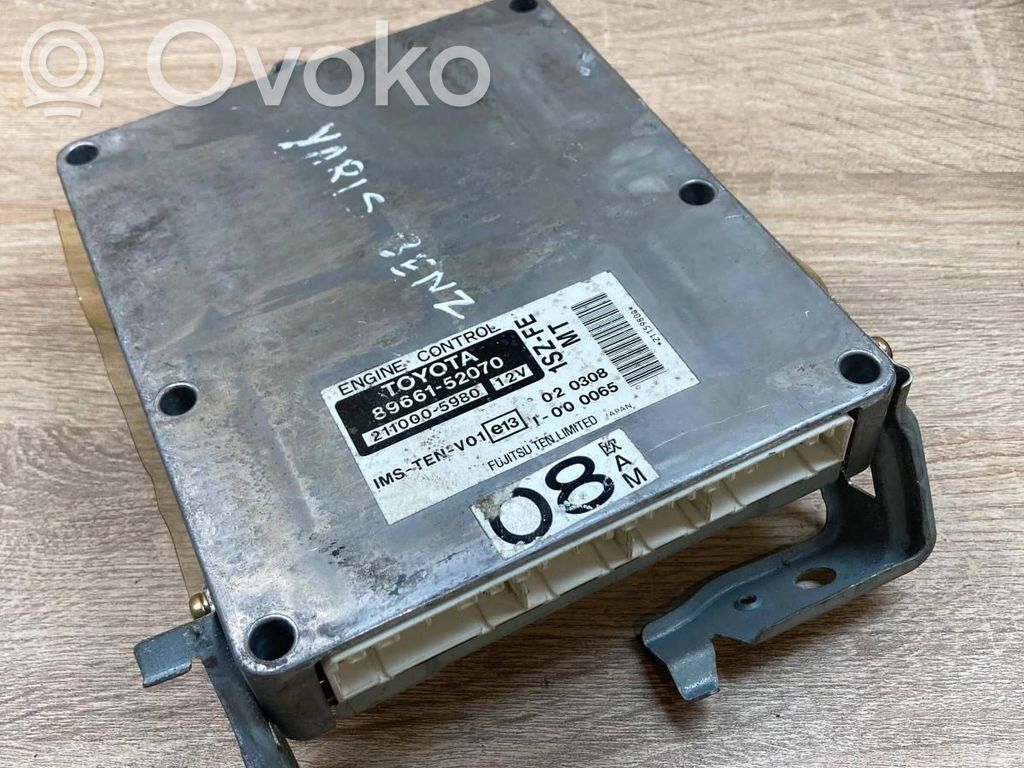 Toyota Yaris Unitate control motor/modul ECU 