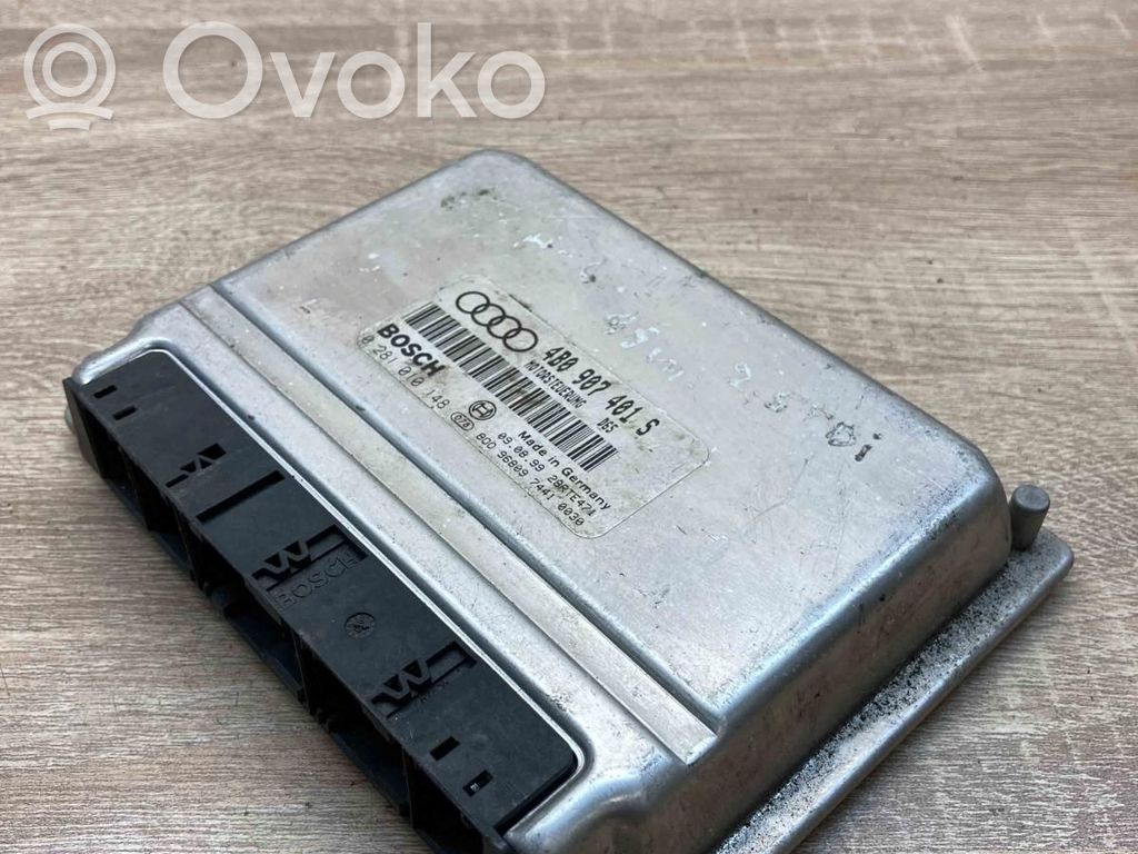 Engine control unit/module ECU   4B0907401S,0281010148