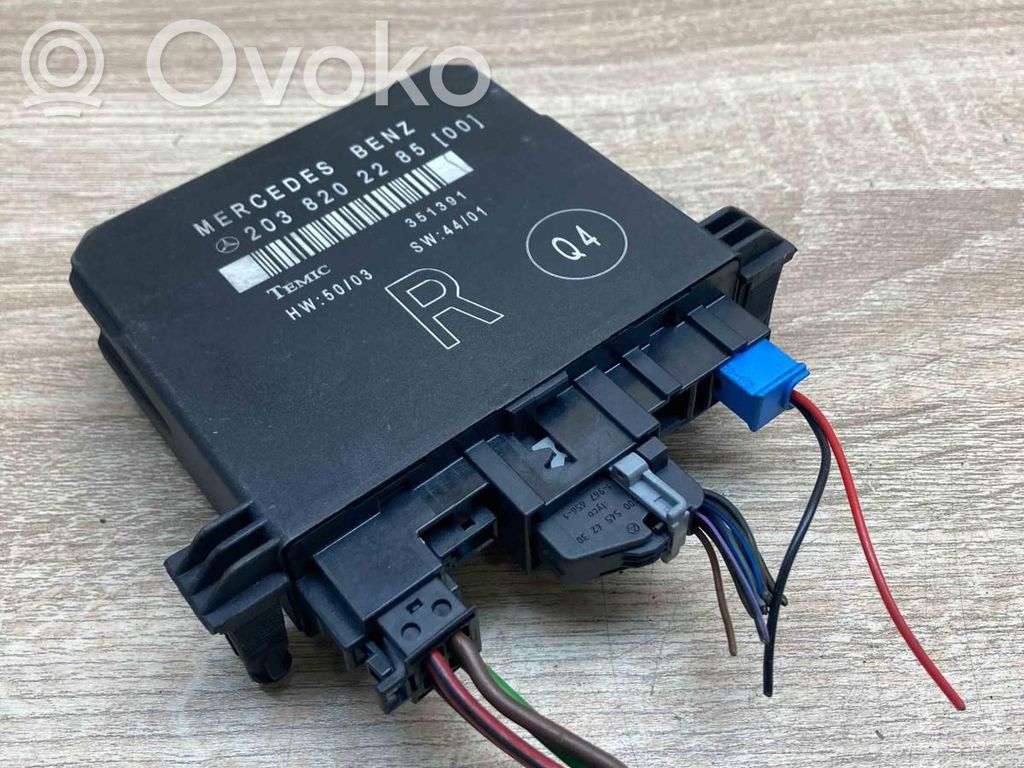 Mercedes-Benz C W203 Centralina/modulo portiere