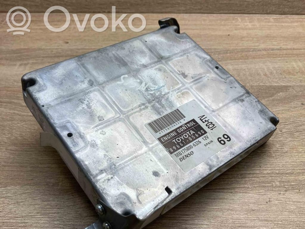 Toyota Avensis T250 Centralina/modulo motore ECU 