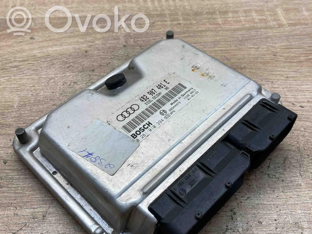 Engine control unit/module ECU   4B2907401E,0281010394,USED