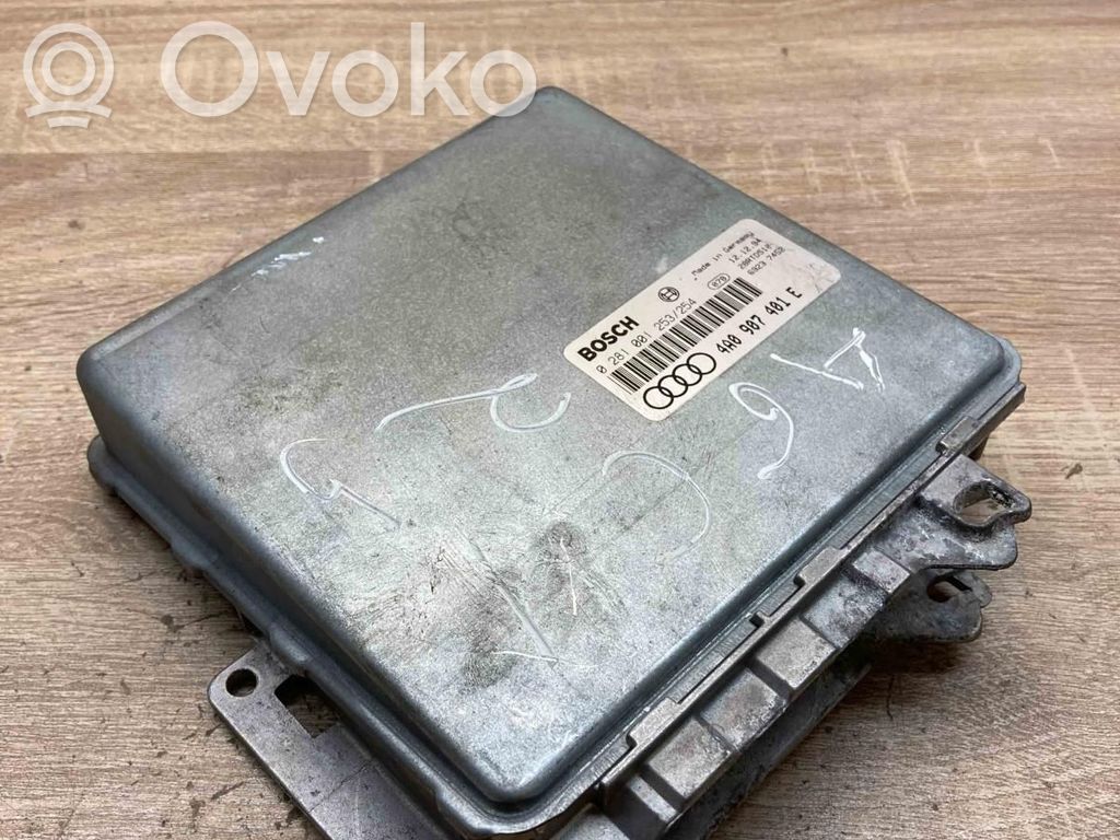 Engine control unit/module ECU   4A0907401E,0281001253,254USED