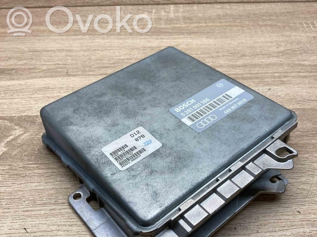 Engine control unit/module ECU   4A0907401D,0281001166