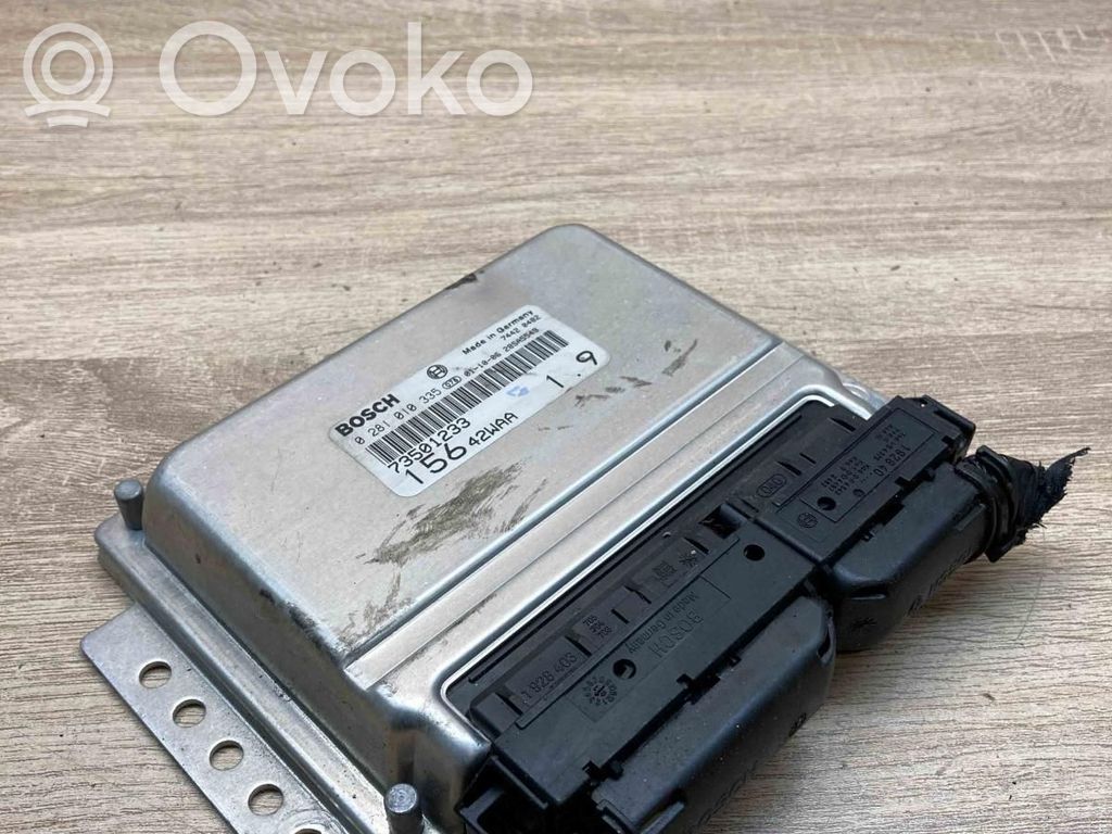 Engine control unit/module ECU   73501233,0281010335,15642WAA