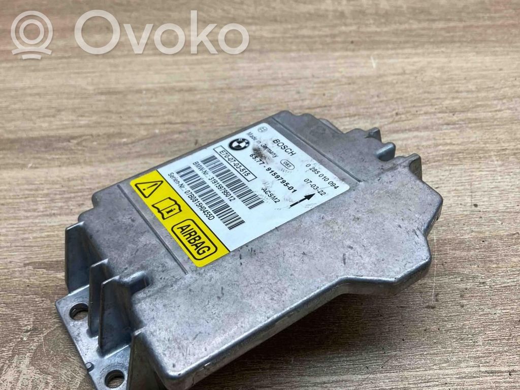 BMW X5 E70 Unitate/modul de comandă airbaguri 