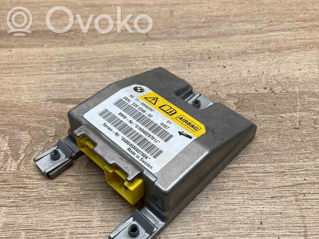 BMW 5 E60 E61 Unitate/modul de comandă airbaguri 