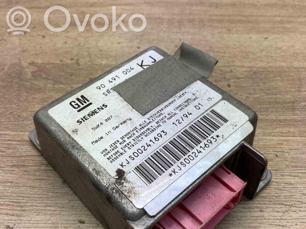 Opel Omega B1 Centralina/modulo airbag 