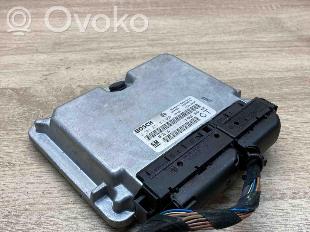 Engine control unit/module ECU   09136116,0281001871