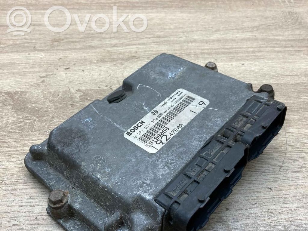 Fiat Stilo Engine control unit/module ECU 