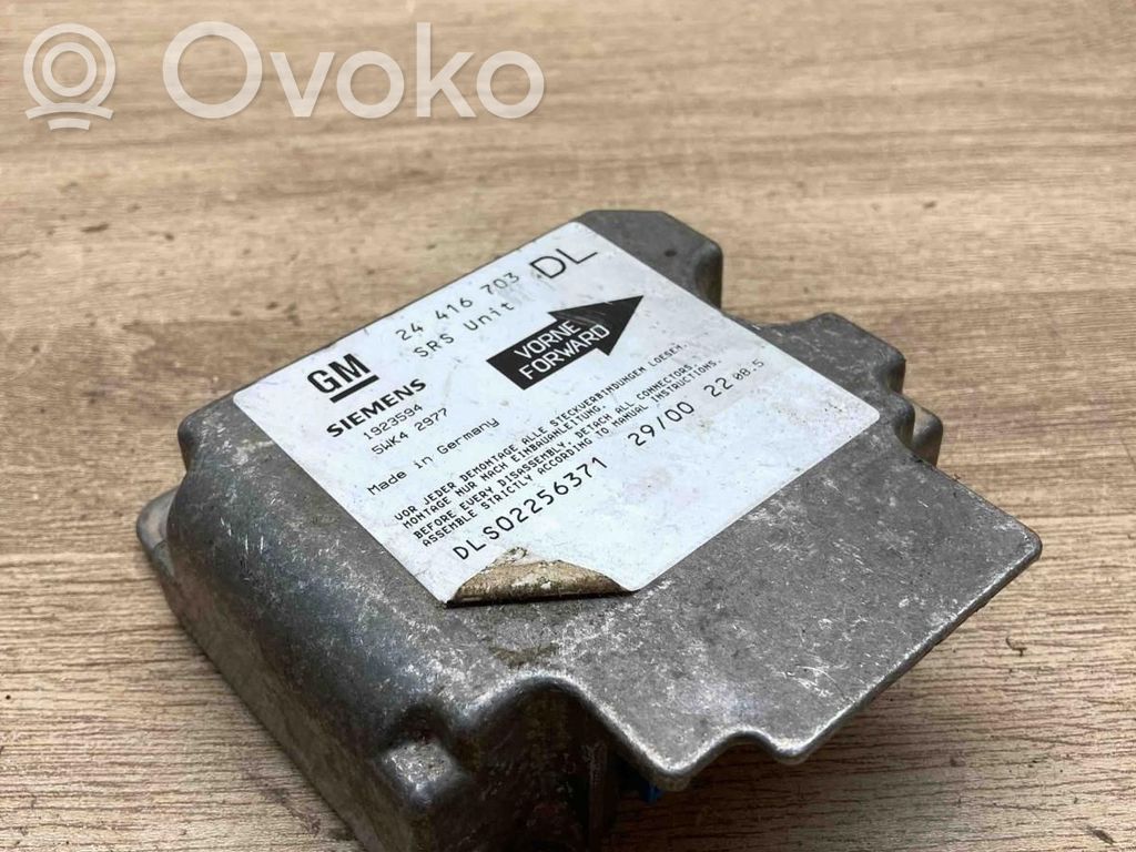 Opel Astra G Centralina/modulo airbag 