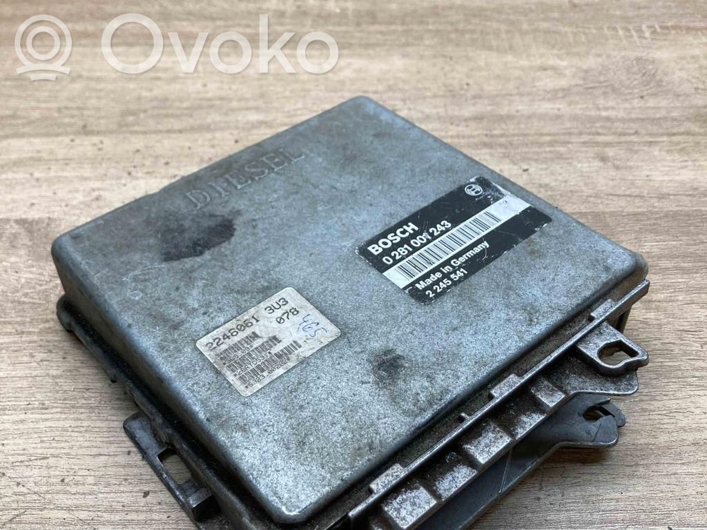Unité de commande, module ECU de moteur   2245541,0281001243
