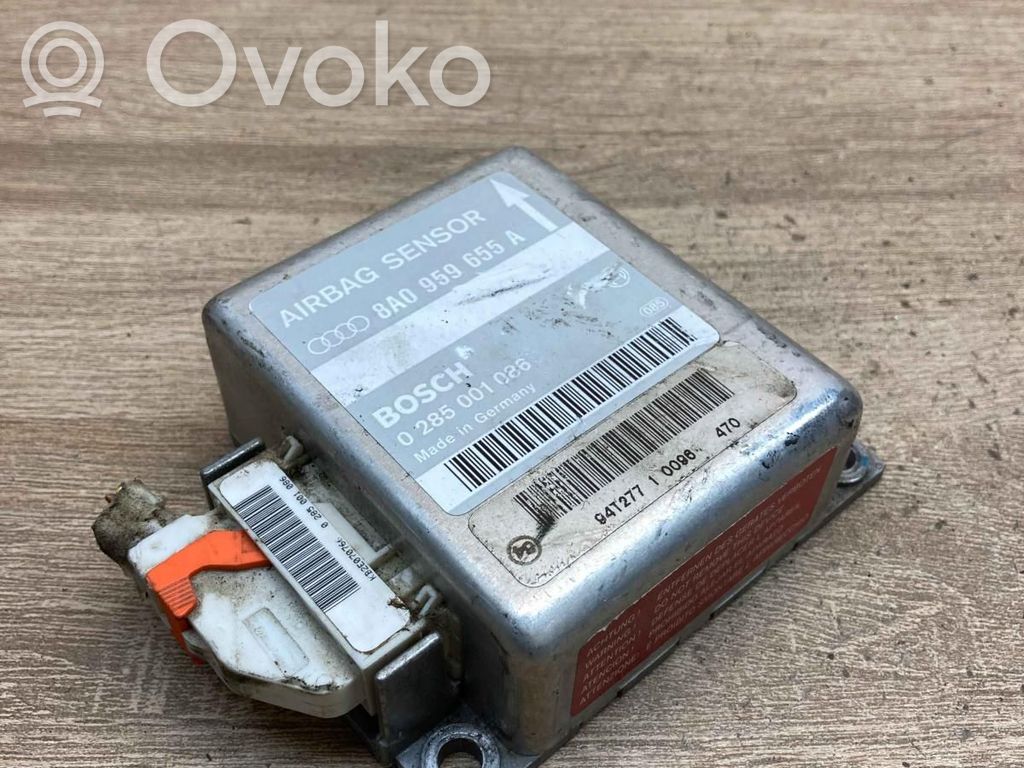 Module de contrôle airbag   8A0959655A,0285001086