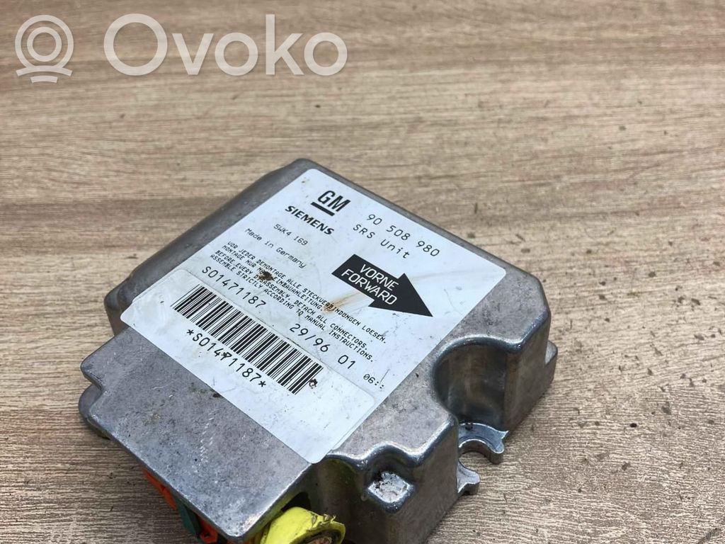Opel Vectra B Unitate/modul de comandă airbaguri 